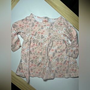 Koala Kids Pink Floral Long Sleeve Tee